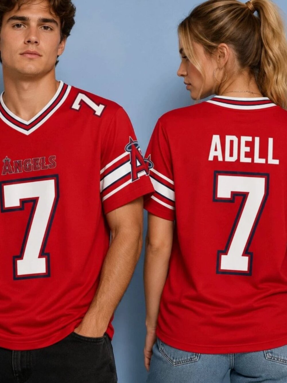 Stadium Exclusive ANGELS BASEBALL JO ADELL Football Jersey - XL - Brand New